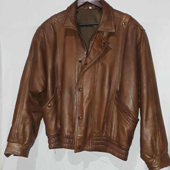 2 Other - Brown leather jacket